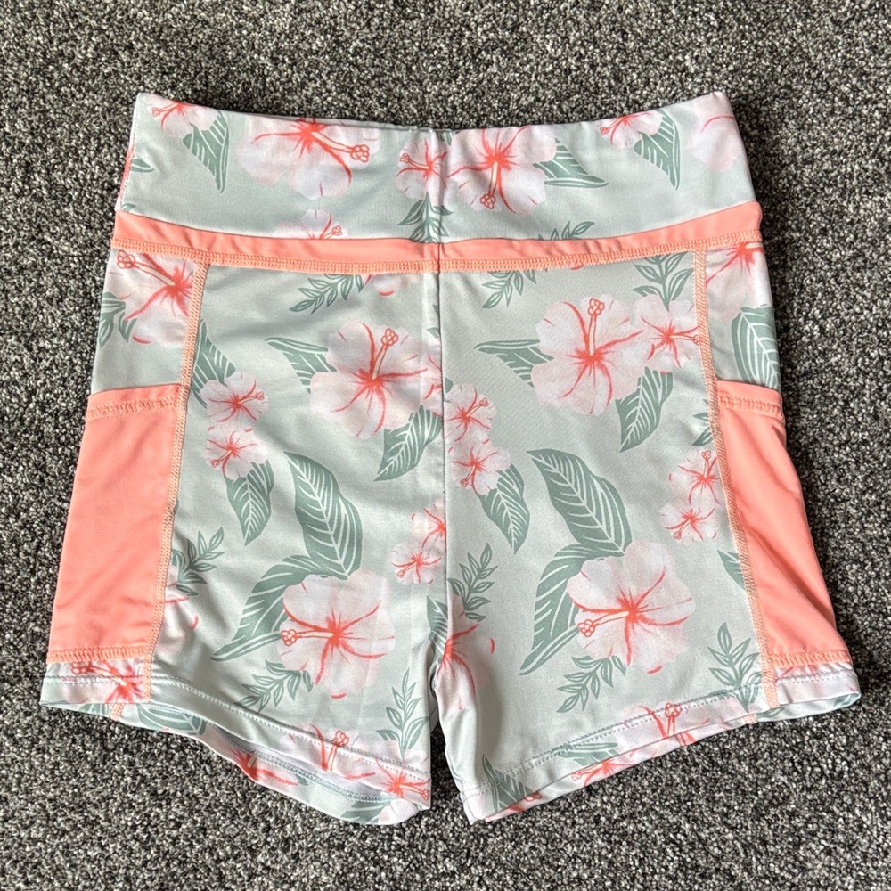 🎉Floral yoga/bike shorts